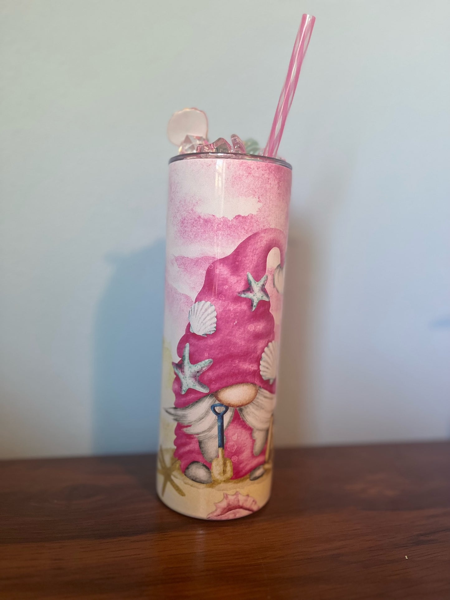 20 oz Gnome and Seashells Tumbler